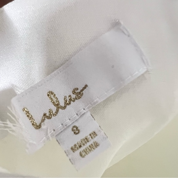 New Lulus Bridal Enchanting Eternity Ivory Pearl Lace Up Backless Maxi‎ Dress 8 - Picture 7 of 8